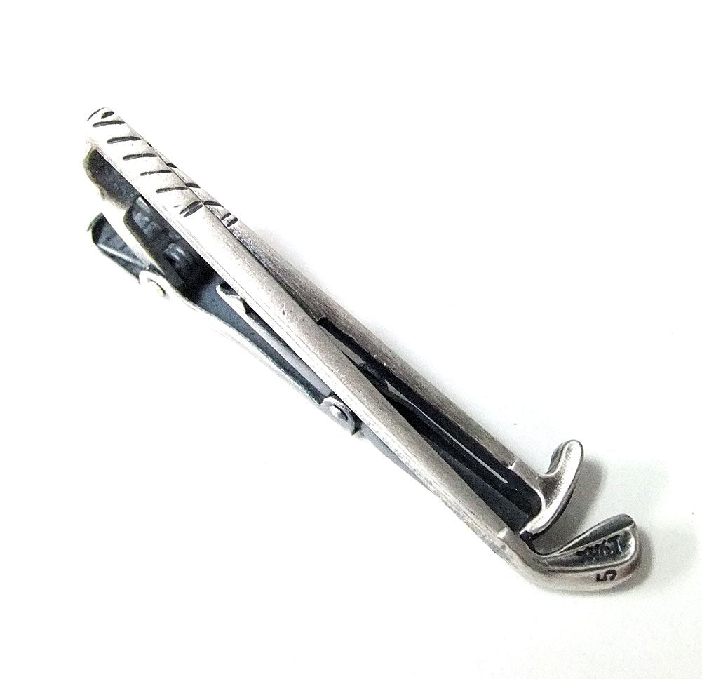 ISHOKUYA Golf Putter & Iron Unique Tie Clasps & Tacks Tie Clip Bar Tie Pin Made in Japan