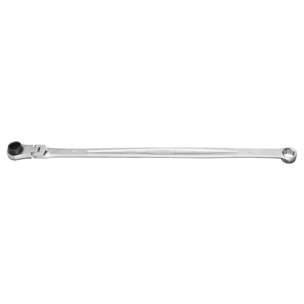 TONE Ratchet Ring Wrench Long Flex Head RMA-14L 14mm