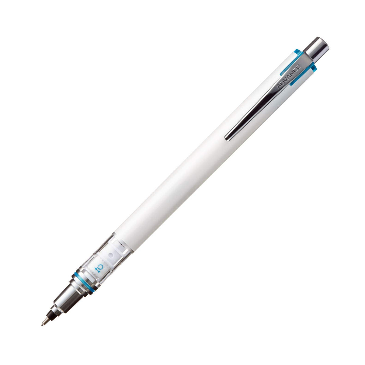 Uni Mechanical Pencil, Kuru Toga Advance, 0.7mm, White (M75591P.1)