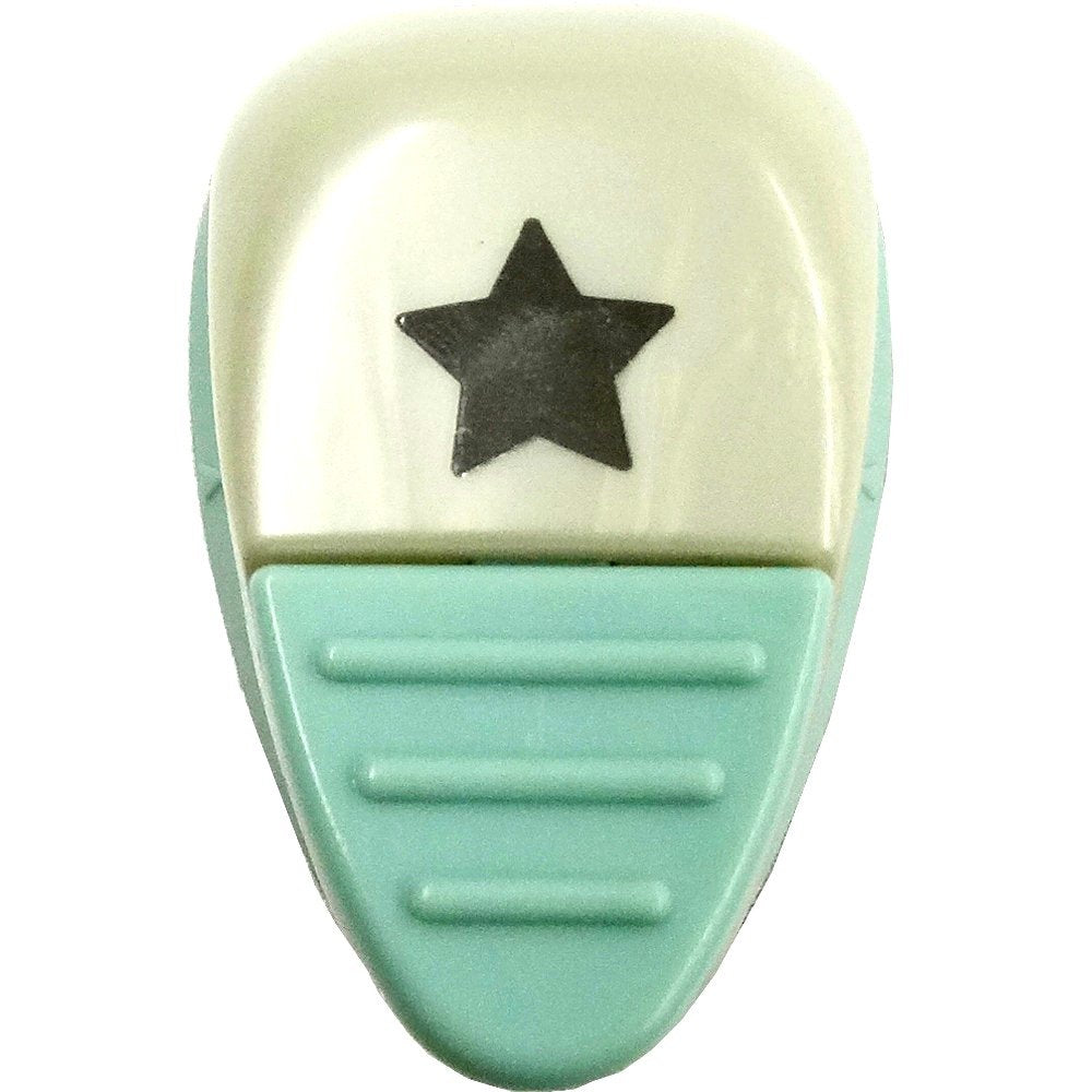 Kuretake Paper Punch KurePunsh Small Light Blue Body, Star Shape (5002500001)
