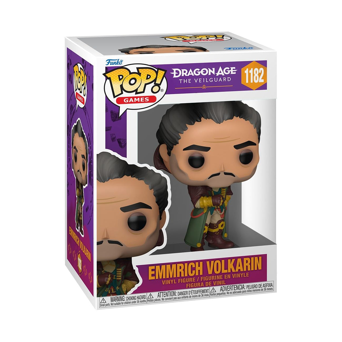 Funko Pop! Games: Dragon Age: The Veilguard - Emmrich Volkarin - Collectable Vinyl Figure - Gift Idea - Official Merchandise - Toys for Kids & Adults - Video Games Fans - Model Figure for Collectors