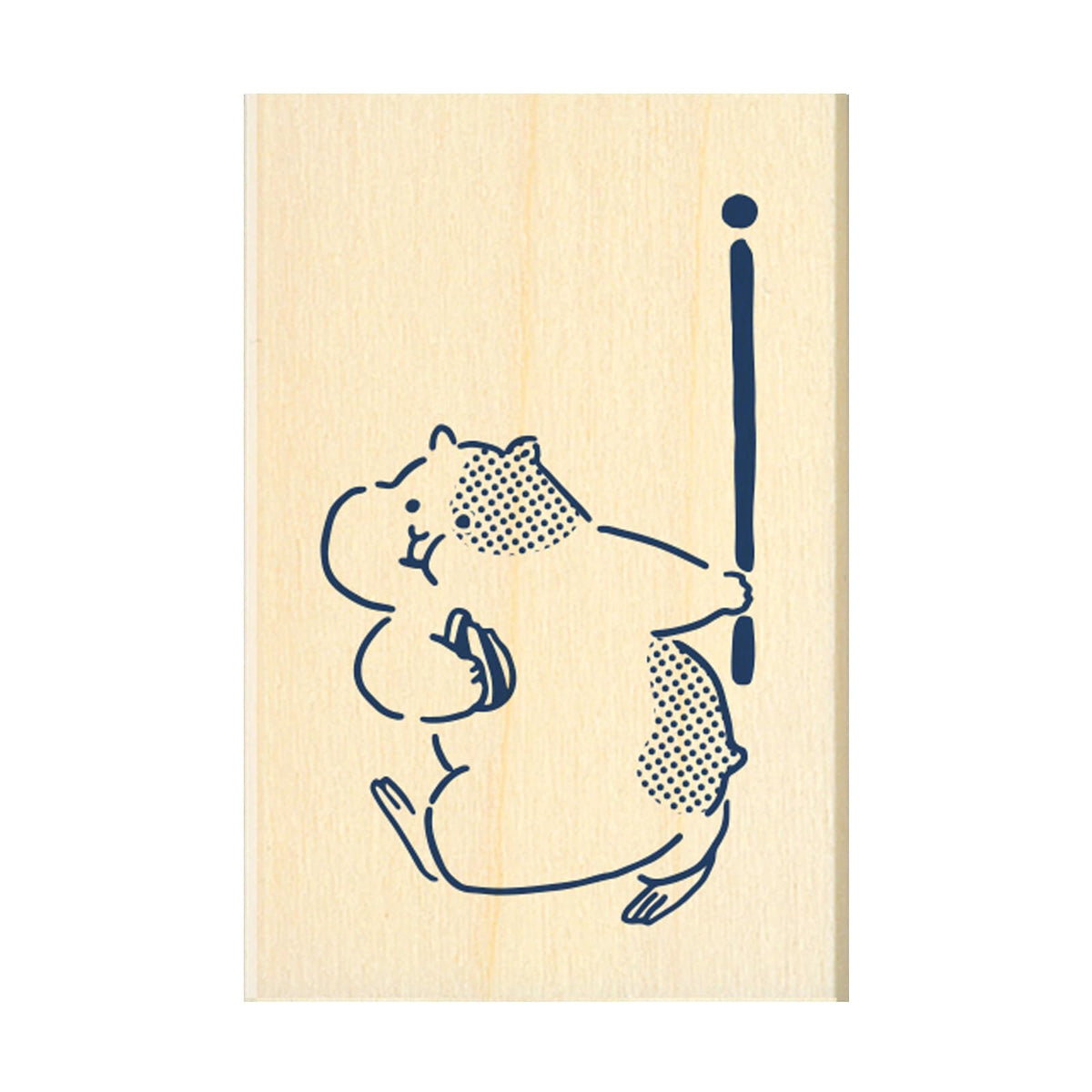 Beverly Hanko Stamp TSW-168 Totally Aibou Hamster