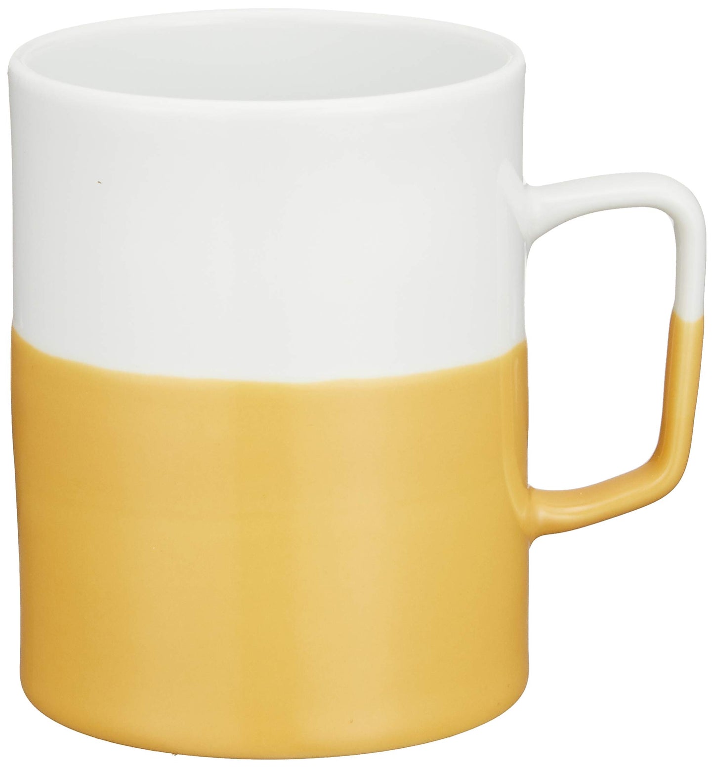 西海陶器(Saikaitoki) Hasami Ware 40491 Essence Dip Mug (M) 11.8 fl oz (350 ml), Yellow