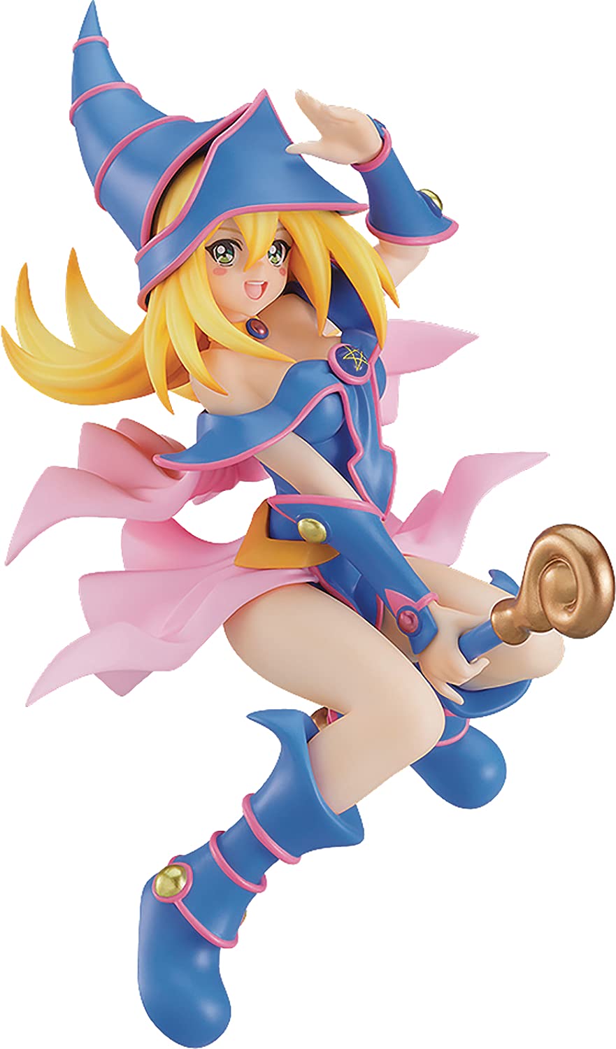 Max Factory Yu-Gi-Oh!: Dark Magician Girl Pop Up Parade PVC Figure, Multicolor, 6.7 inches