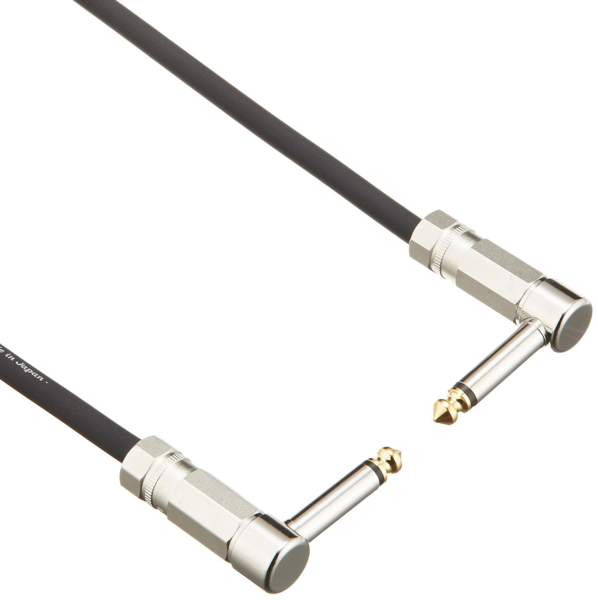LIVE LINE LE-30CL/L LE-Stage Series Guitar Cable, 11.8 inches (30 cm), Black