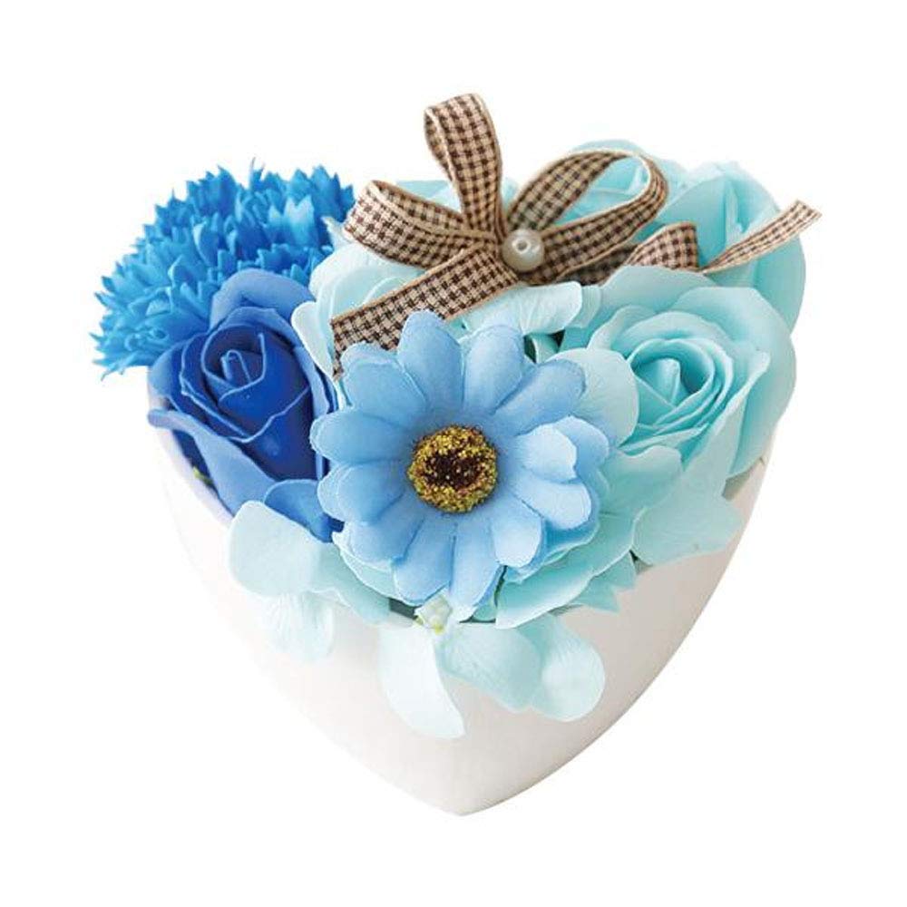 ポピー名古屋 Poppy Nagoya Soap Flower Artificial Flower Bouquet Gift Soap Flower KS-052 Blue
