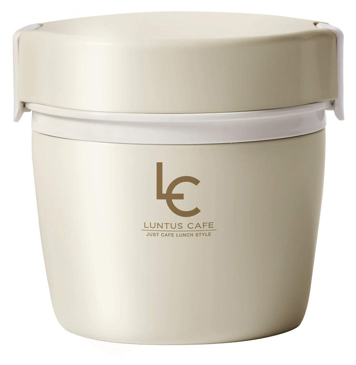 Lantas Cafe Bowl Lunch Insulated Lunch Jar 16.9 fl oz (500 ml), Ivory HLB-CD500 A3200