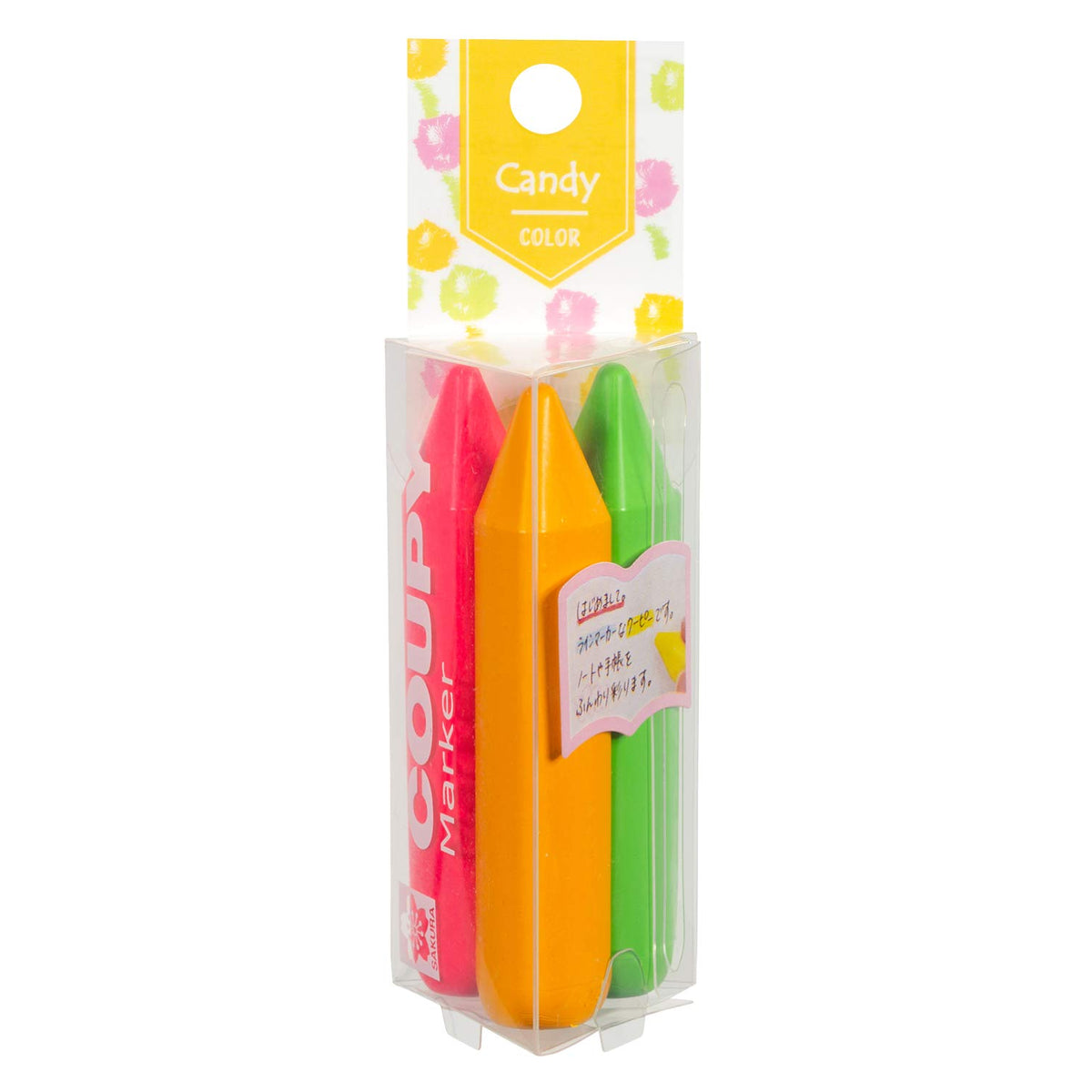 Sakura Coupy Marker, 3 Candy Colors Set (FYLM-3J)