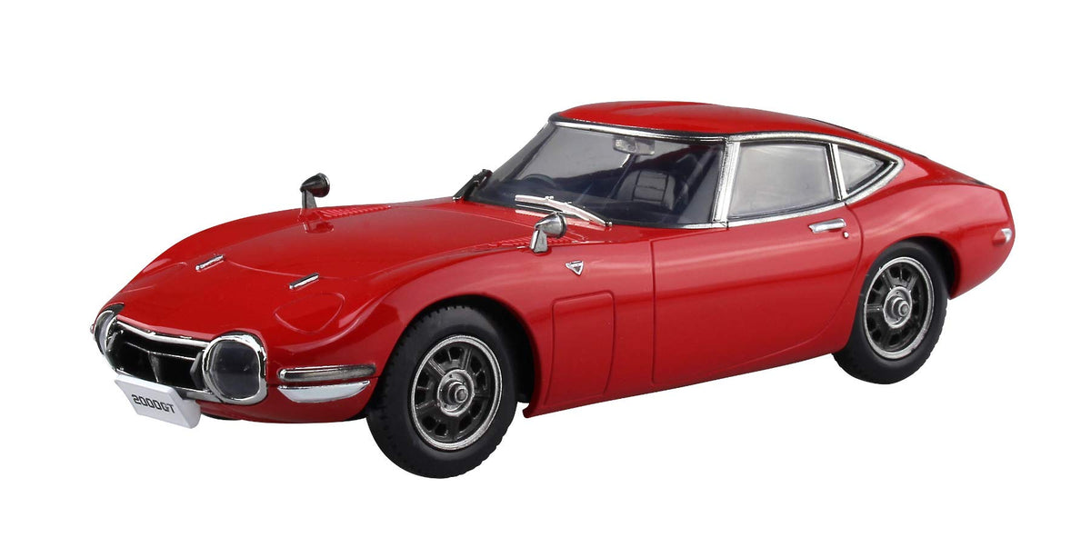 青島文化教材社 1/32 ザ・スナップキットシリーズ トヨタ 2000GT ソーラーレッド 塗装済みプラモデル 05B