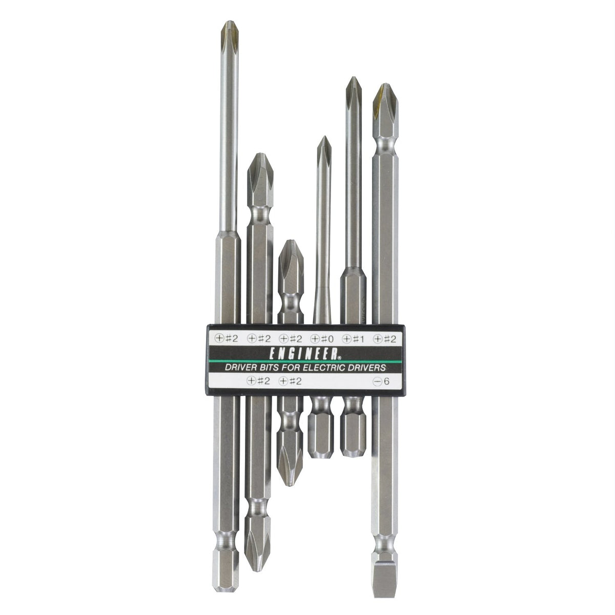 ENGINEER DR-16 Engineer Bit Set, 6 Pieces, Plus and Negative