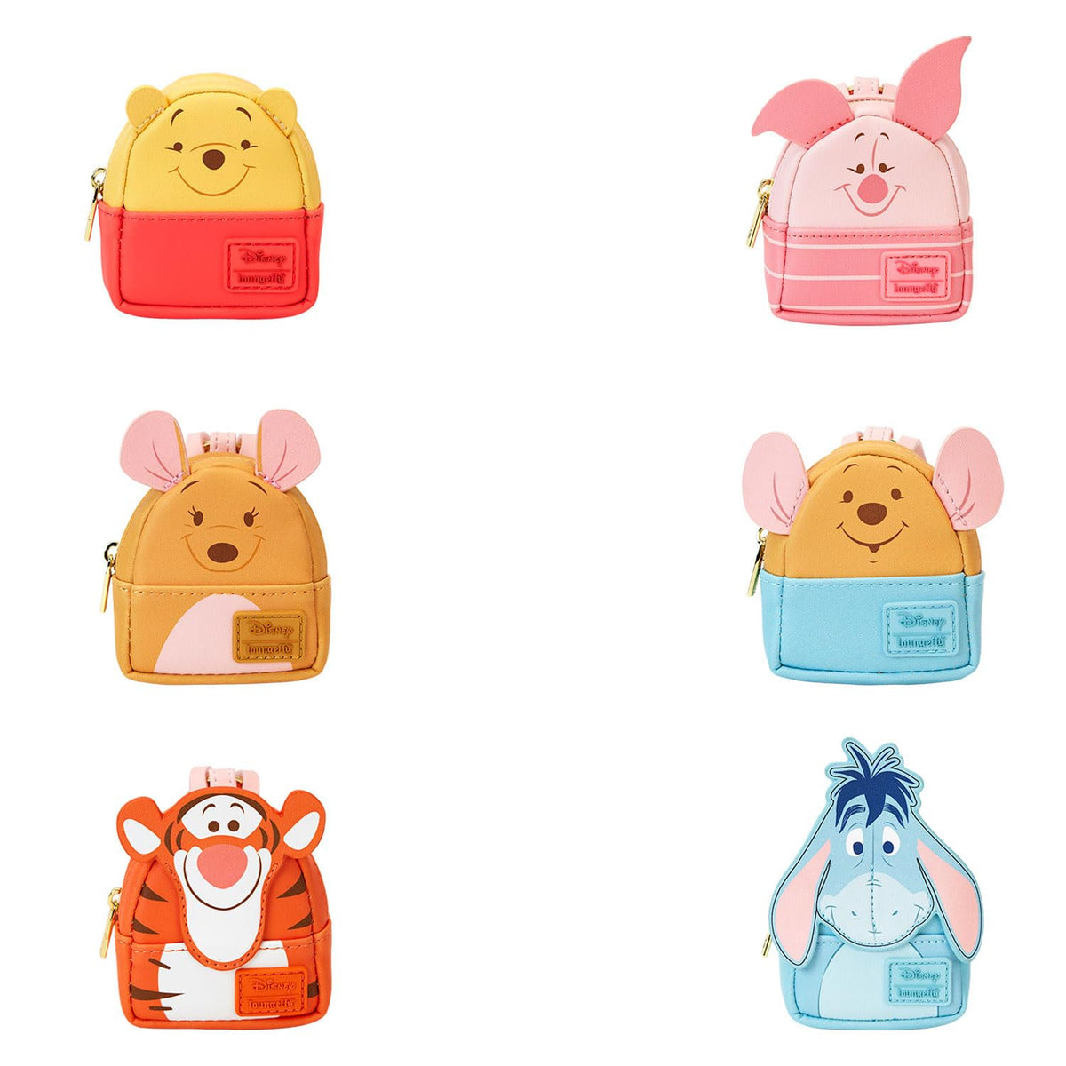 Loungefly Winnie The Pooh & Friends Cosplay Mystery Mini Backpack Keychain