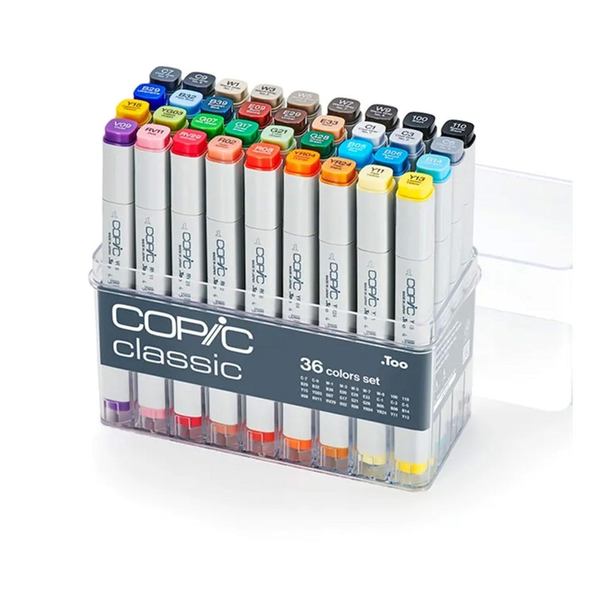 Copic Classic Marker Set, 36-Piece Set, V2