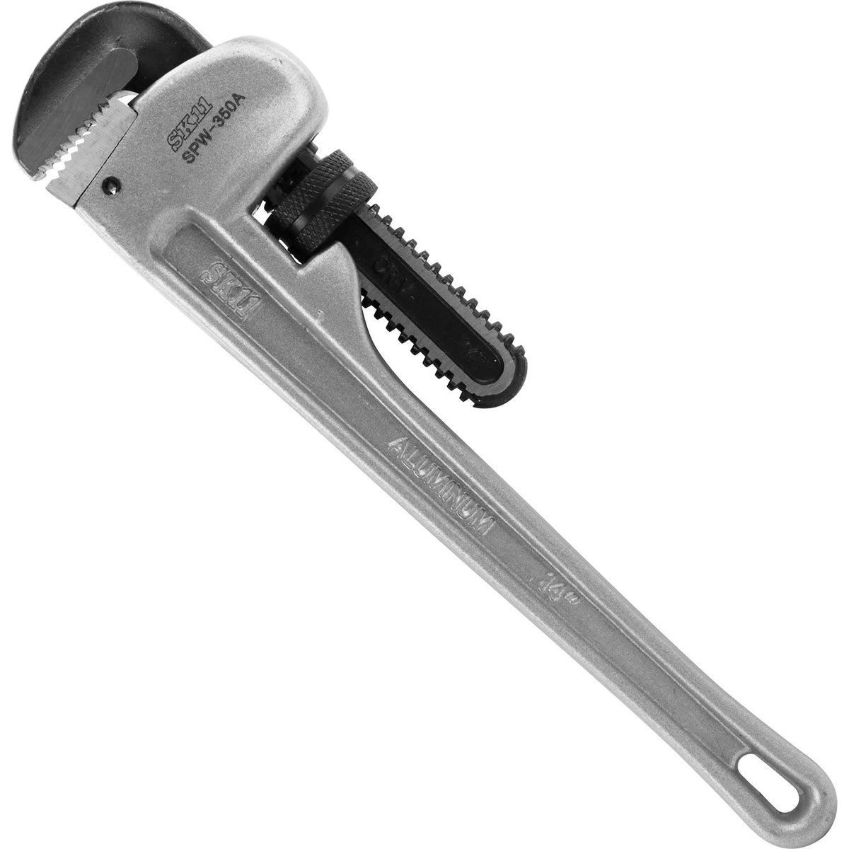 SK11 SPW-350A Aluminum Pipe Wrench 13.8 inches (350 mm)