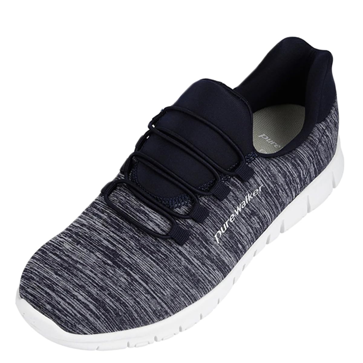 Pure Walker(ピュアウォーカー) Womens Hands Free ShoelacesConstruction Shoe, blue (505), 23.5 cm