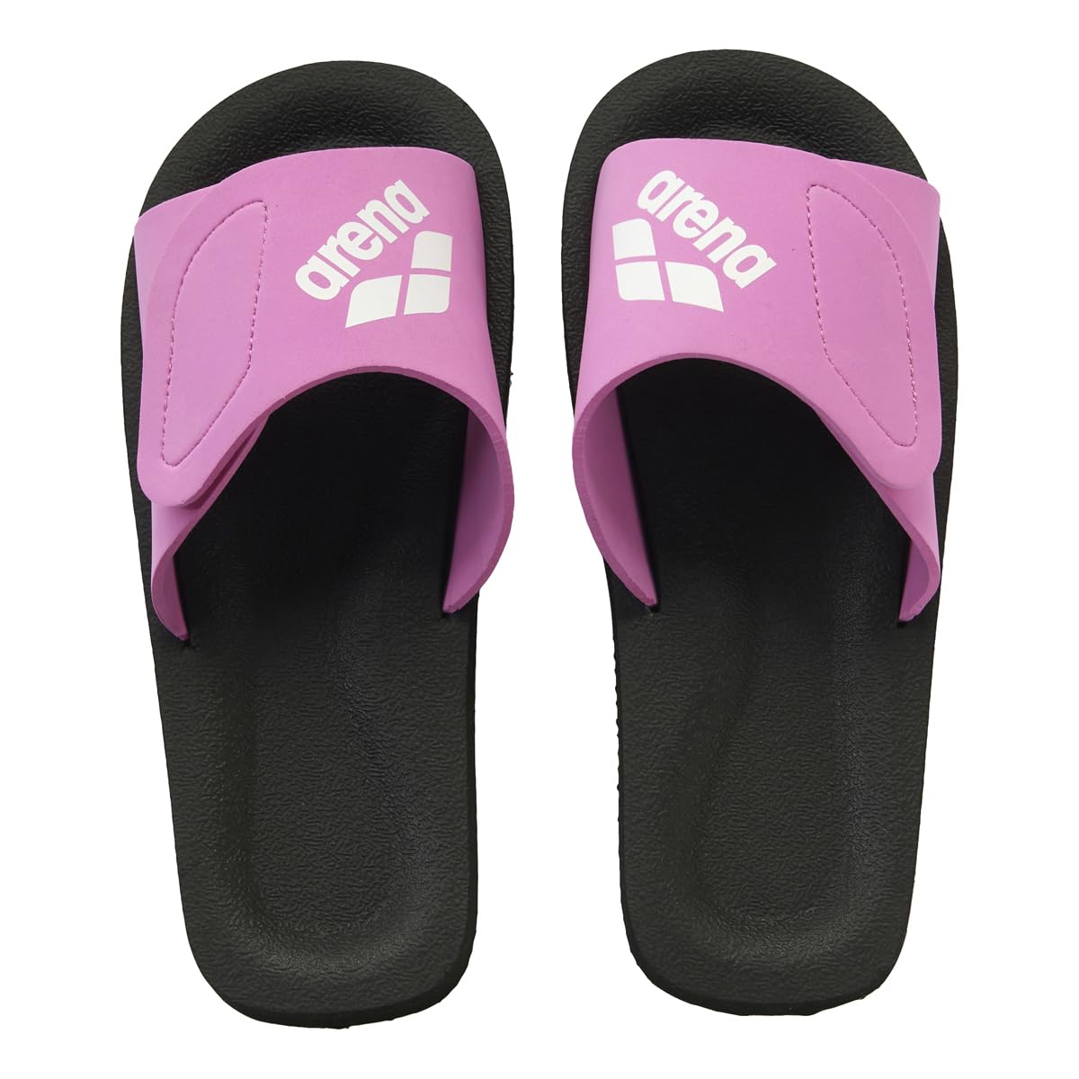 arena(アリーナ) Men's Swimming Sandal, Black x Pink (BKPK), S