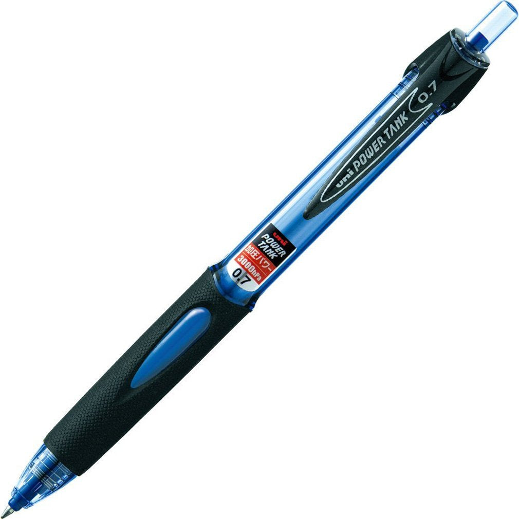 Mitsubishi Pencil SN200PT07.33 Pressurized Ballpoint Pen, Power Tank, 0.7, Blue, 10 Pieces
