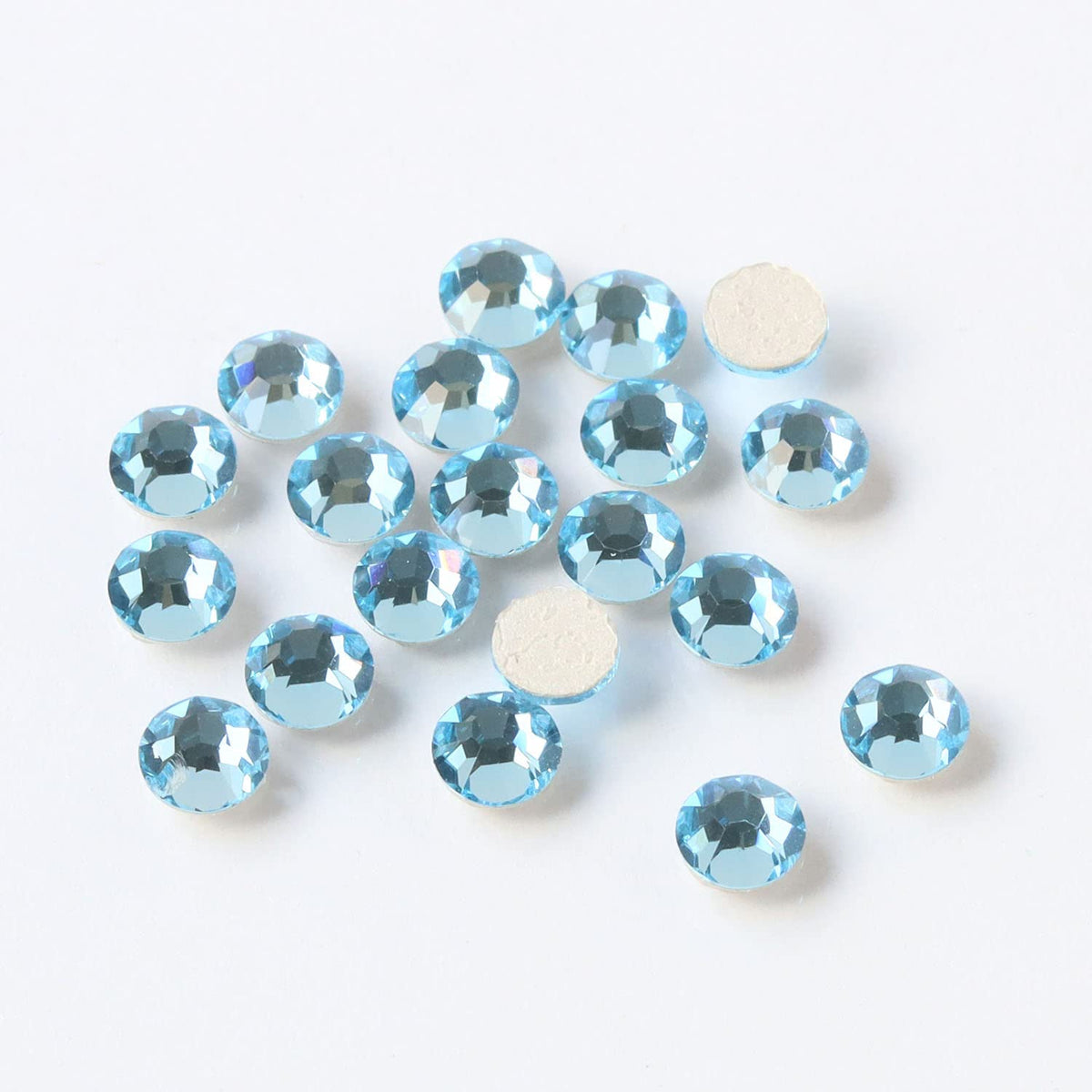 NBK Preciosa M2038SS16-60000 Rhinestone Hotfix Thermal Adhesive SS16, Pack of 24, Aquamarine