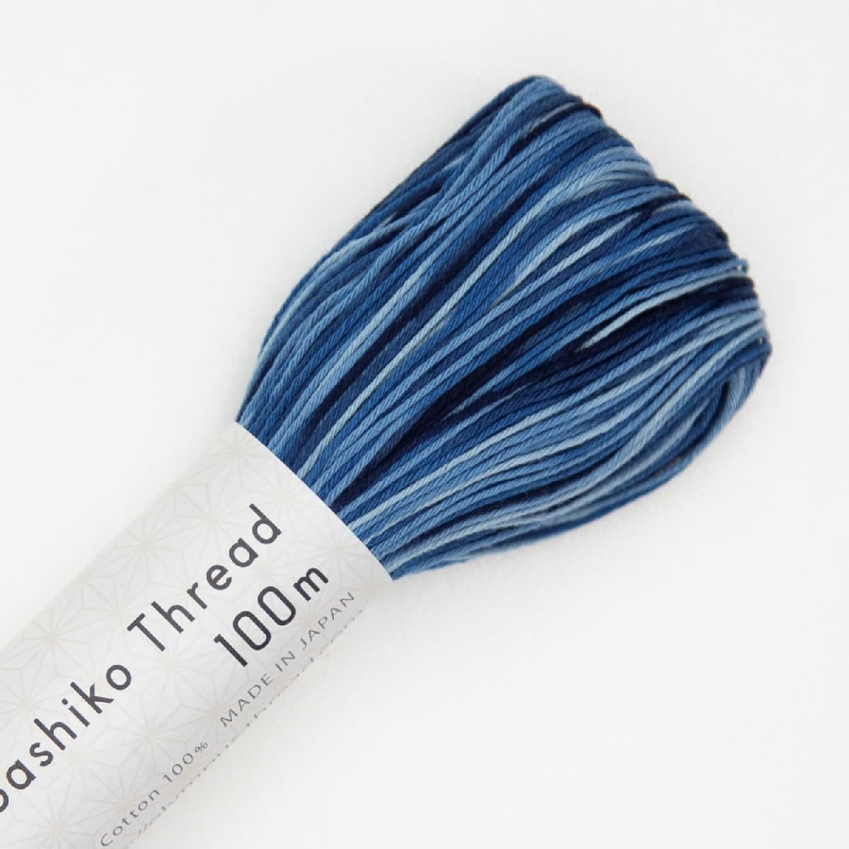Variegated Sashiko Thread - Blues (#157) by Olympus