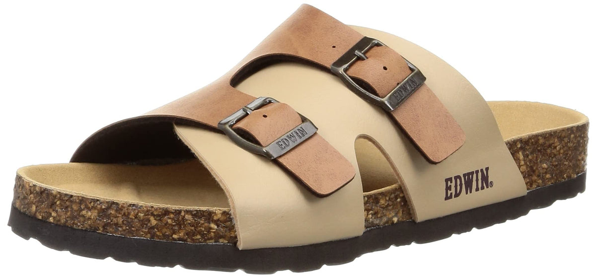 Edwin Men's Sandals, beige, (203), 25.0 cm