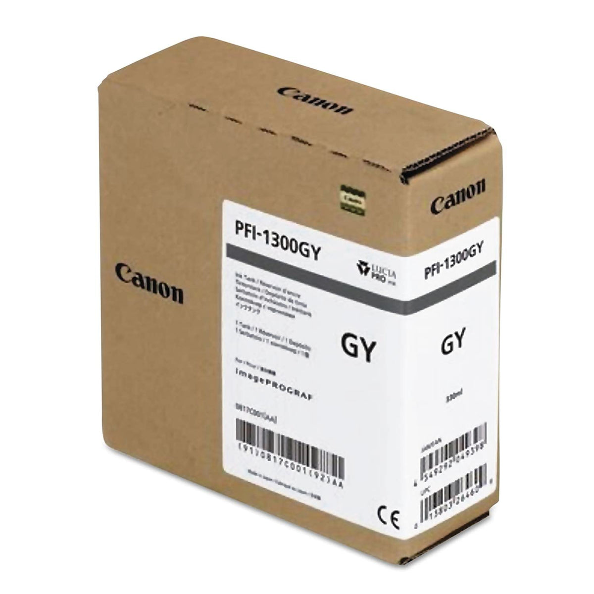 Canon 0817C001AA (PFI-1300) Ink, Gray (CNM0817C001AA)