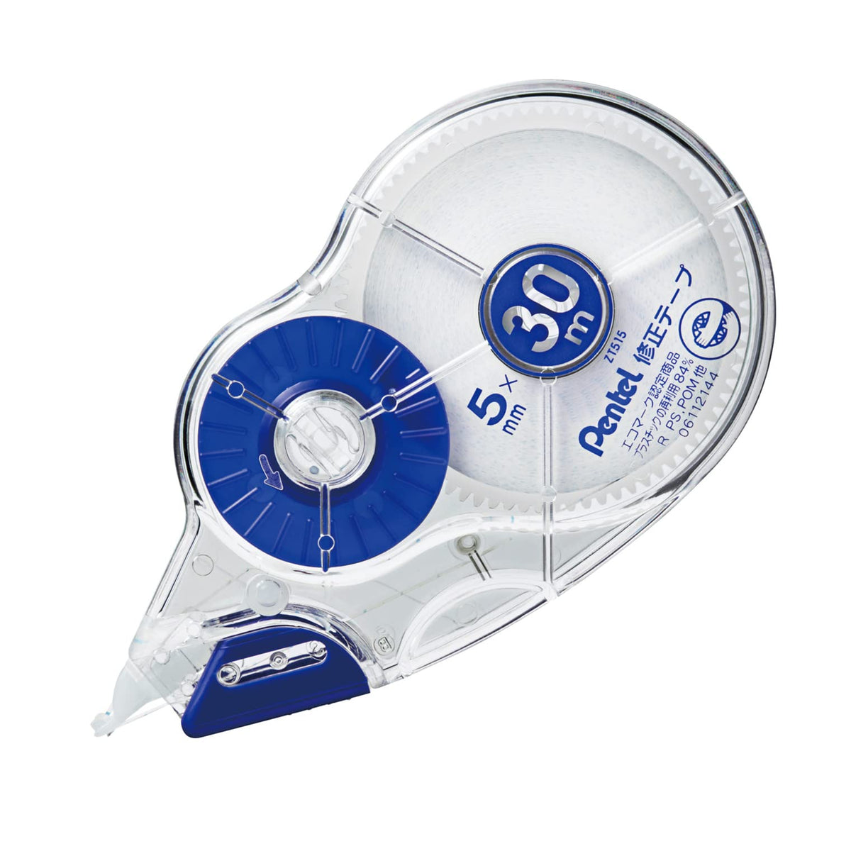 Pentel XZT515-W 30m Correction Tape, Blue