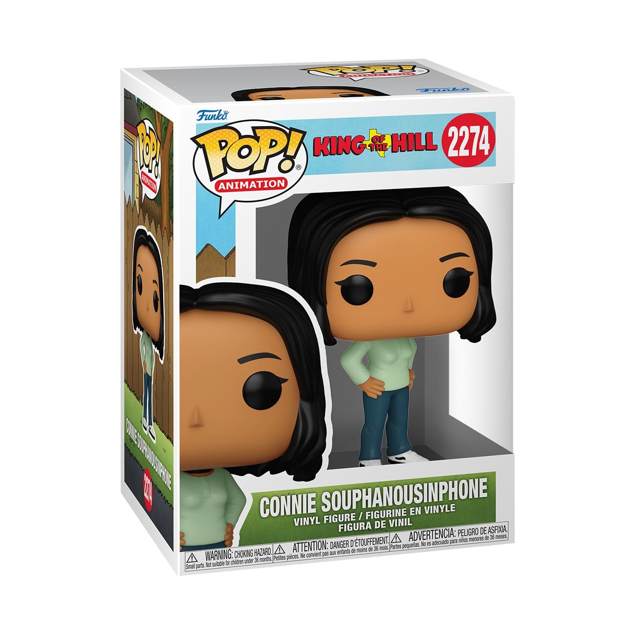 Funko Pop! Animation: King of the Hill - Connie Souphanousinphone - Collectable Vinyl Figure - Gift Idea - Official Merchandise - Toys for Kids & Adults - TV Fans - Figure for Collectors and Display
