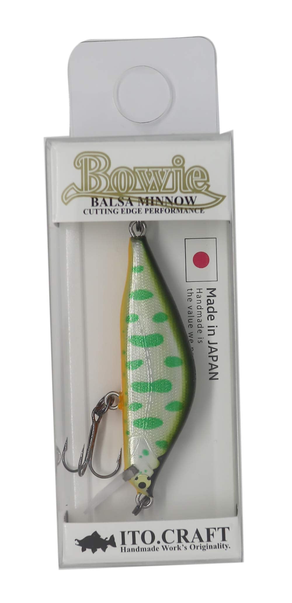 ITO Craft YMG Balsamino Bowie Lure, S 1.7 inches (42 mm)