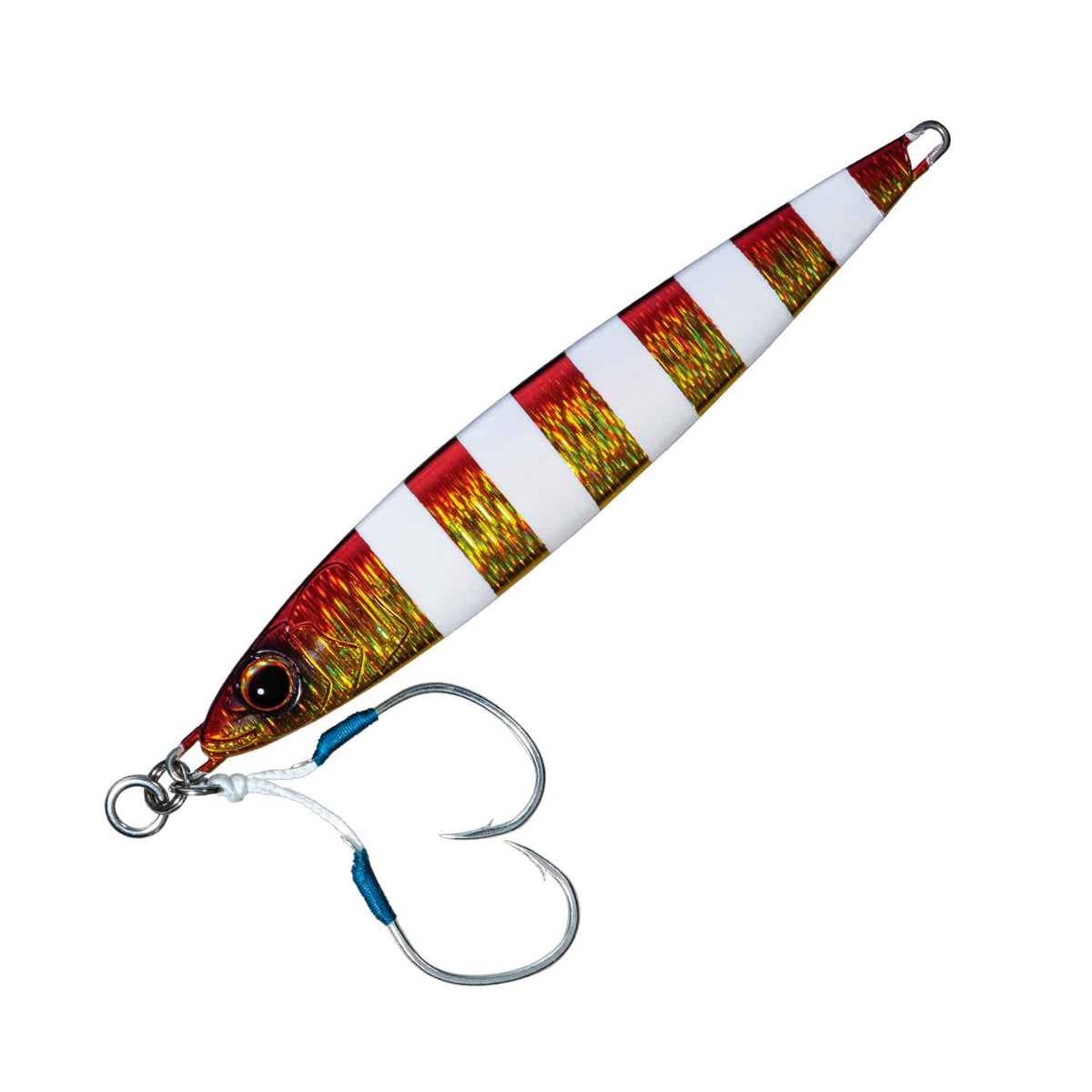 Major Craft FJ120 Metal Jig, First Jig, 4.2 oz (120 g), Zebra Red Gold #48 Lure