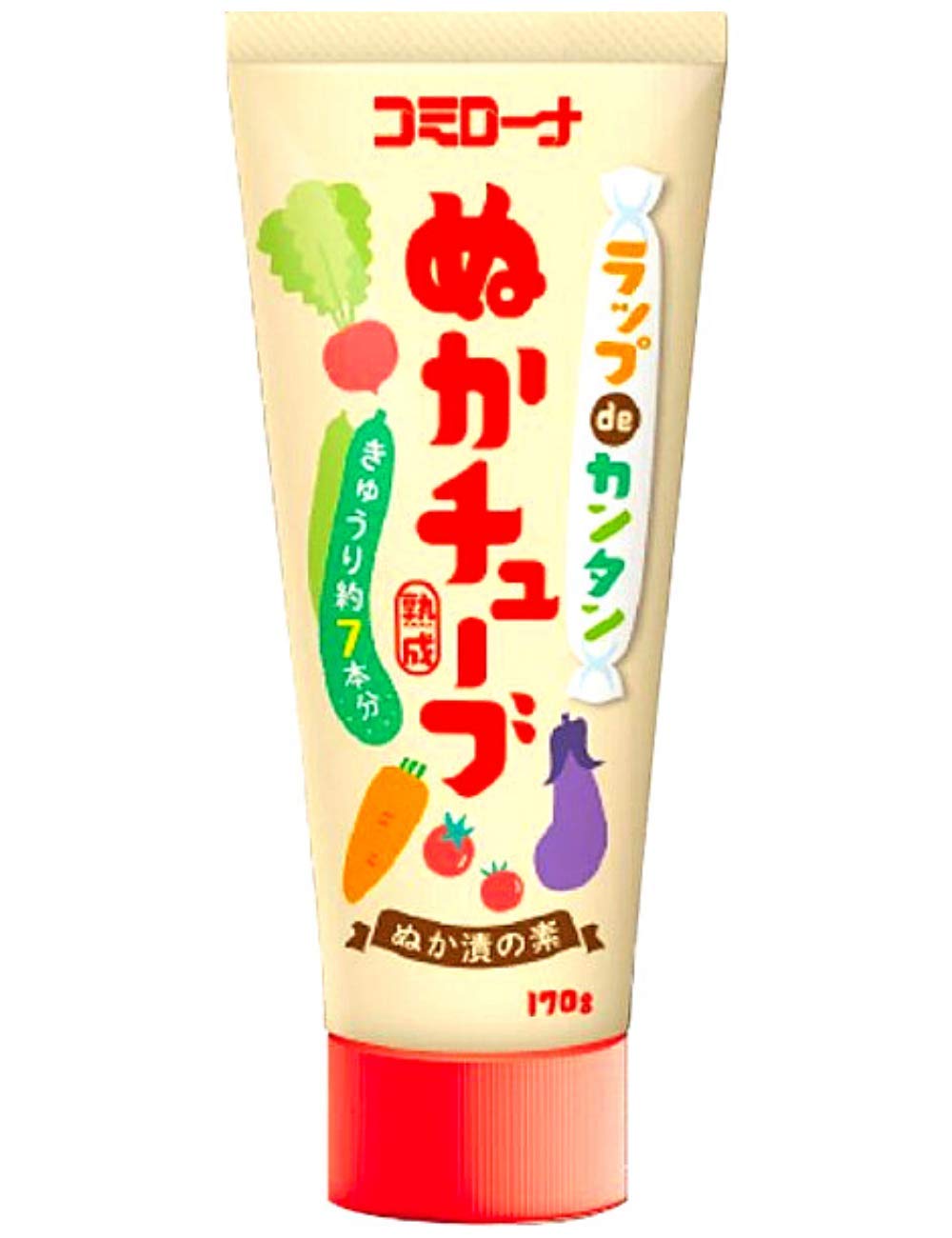 Kohsei Foods Tube of Nukazuke Paste Rice Bran Pickling Mix for Japanese Pickles Easy to Pickling - 6.0oz, 170g