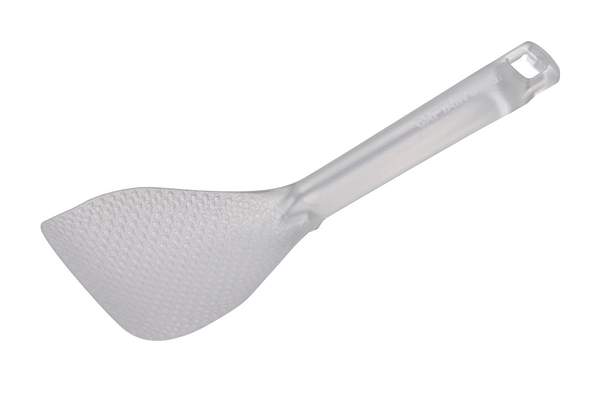 Captain Stag G-FLOAT UH-4719 Kitchen Tool, Cooking Tool, Turner, TPX Resin, High Heat Resistant, Stir Fry, Short, Made in Japan, Clear, Total Length 6.1 inches (155 mm)