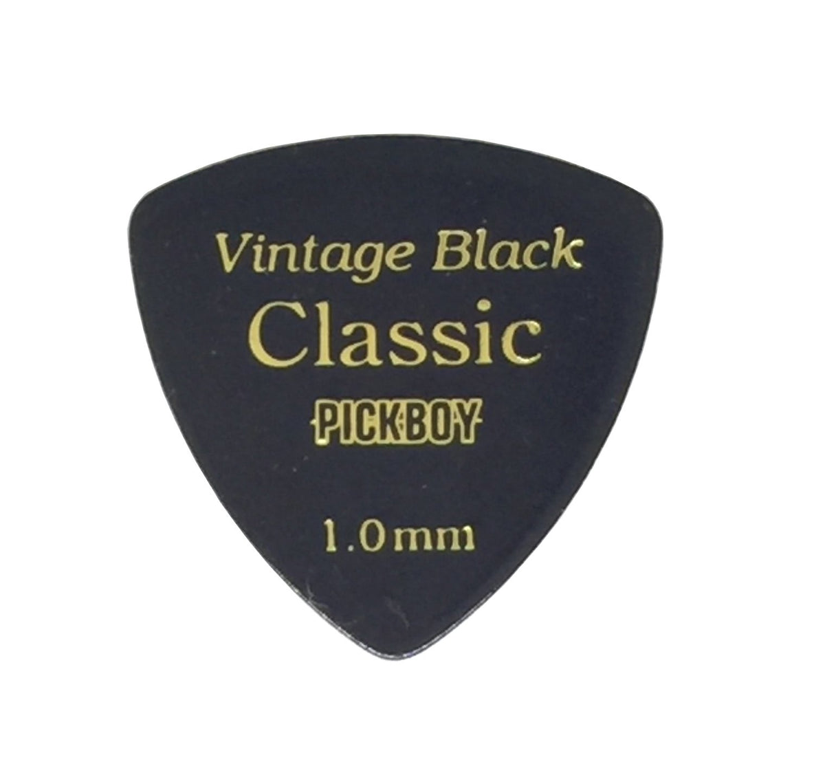 PICKBOY Vintage Black 1.00mm US Package (Pack of 10) Triangle PBGP04BL100