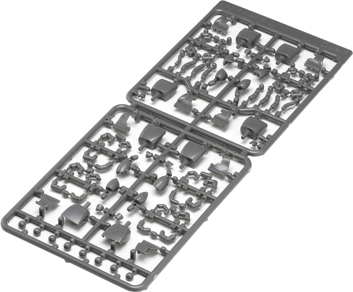 Wave Option System Series New F Hand Round S Gray Plastic Model Parts OP-741