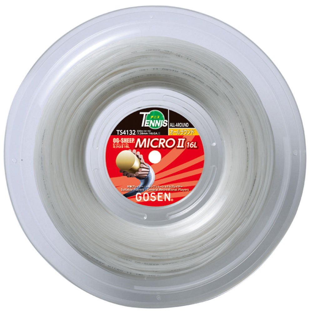 Gosen (Gosen) o-zi-・si-pu Micro ii16l Roll 220 m (Tennis) For White ts4132 W
