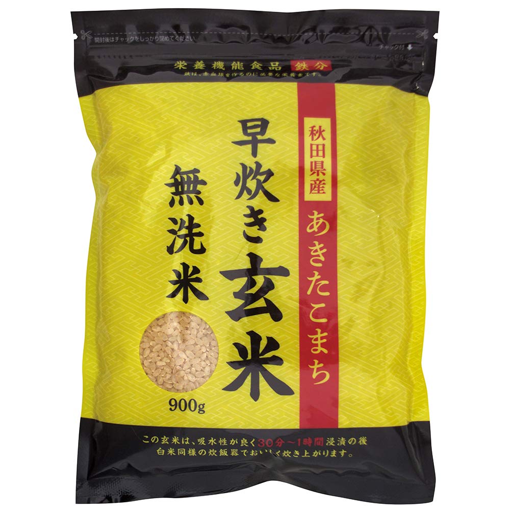 Akitakomachi quick-cooking brown rice 900g