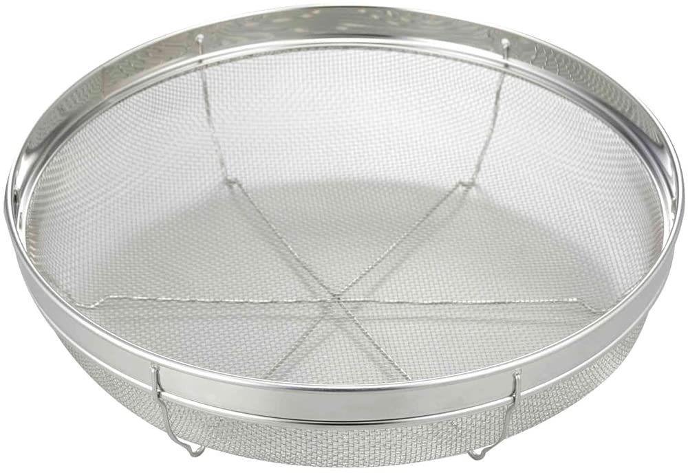 Shimomura Planning 35362 Colander, 9.8 inches (25 cm), Made in Japan, Dishwasher-Safe, Serving Ingredients, For Draining Vegetables, 13 Mesh, Summer, Winter, Stainless Steel, Tsubamesanjo
