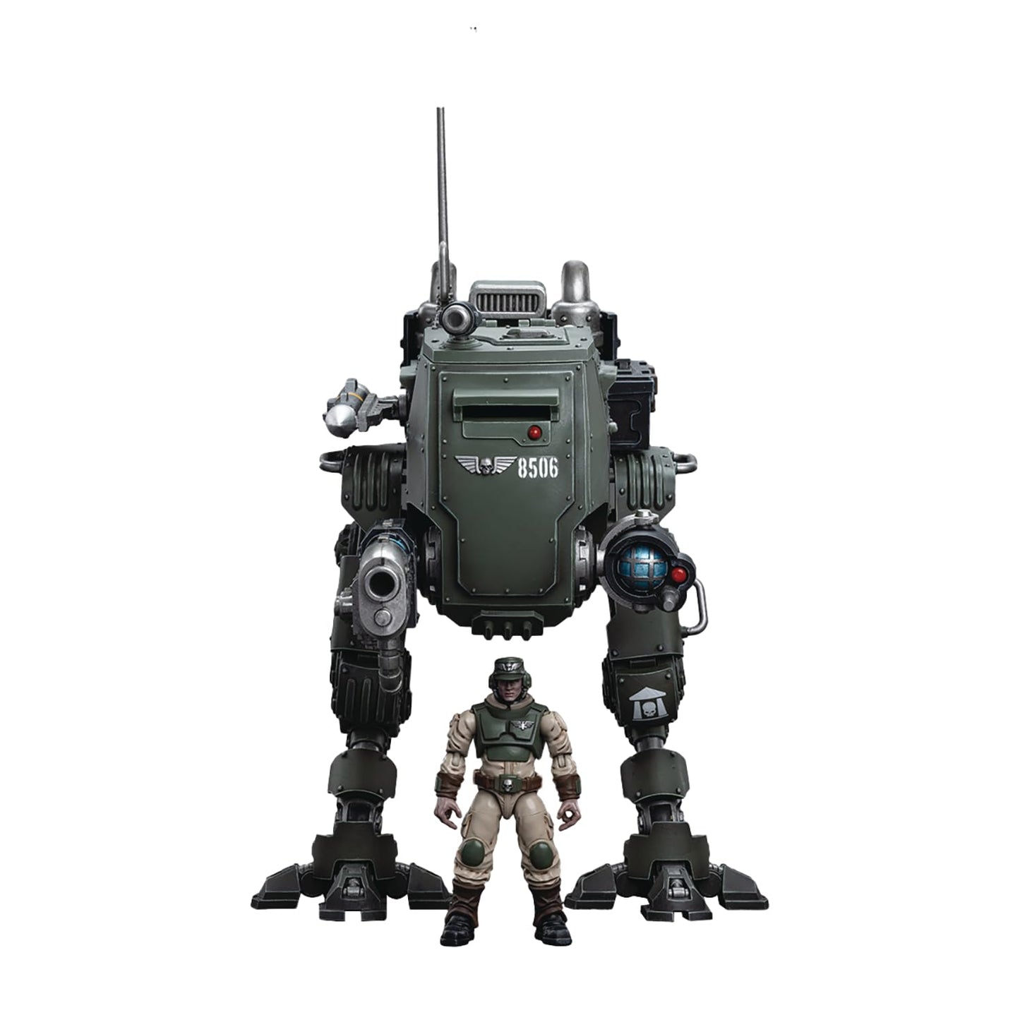 Warhammer 40K: Astra Militarum Cadian Armored Sentinel 1:18 Scale Action Figure