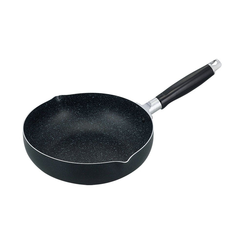 Wahei Freiz RA-9649 Deep Frying Pan, Deep Pan, 9.4 inches (24 cm), For Gas Fire, PFOA Free, Fluorine Resin Finished, 4 Layer Coat, Neobble
