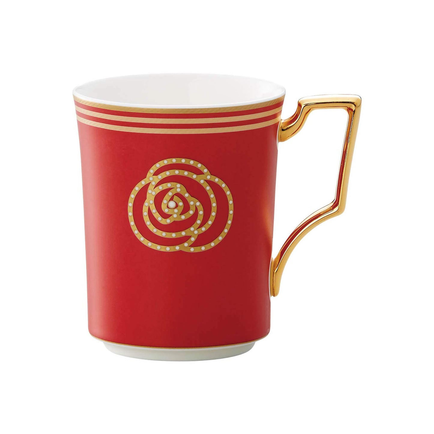 Noritake T93655/4941-1 Aidan Gold Mug, 11.2 fl oz (330 cc), Red, Bone China