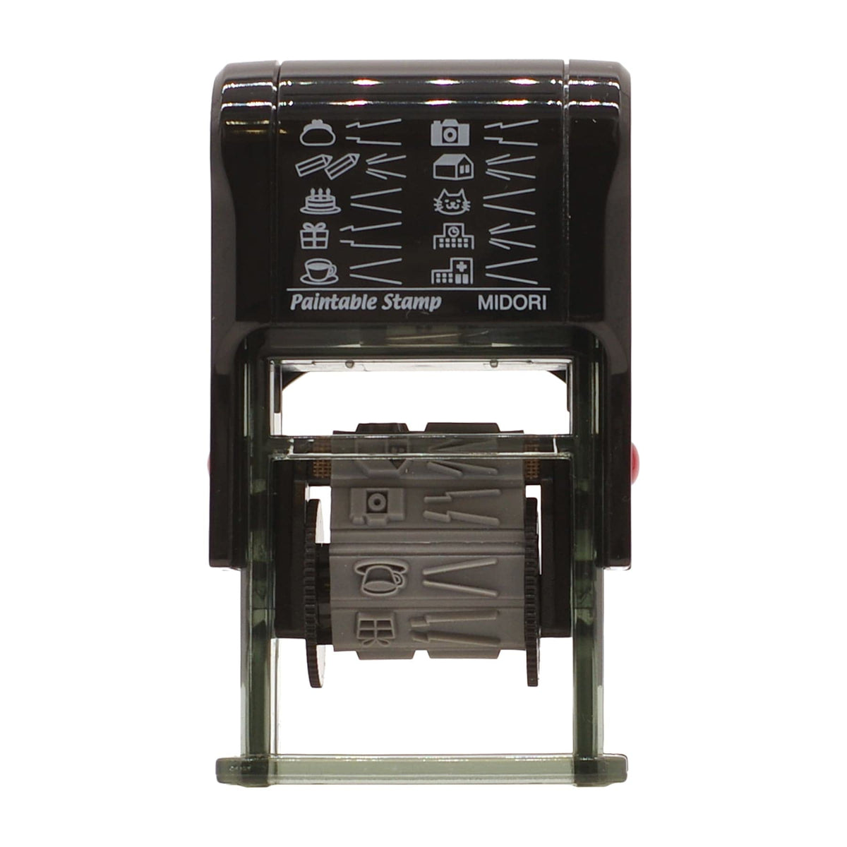 Midori 35420006 Stamp, Rotating Mark, Motif Cloth Pattern
