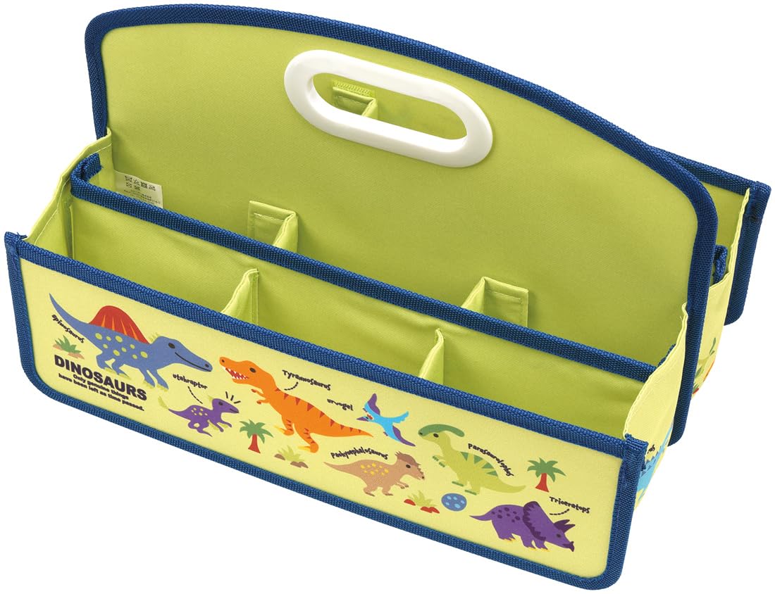 Skater ZBX1-A Anywhere Storage Box, Portable, Organization, Includes Handles, Dinosaurus, Pictures, Trinket Storage, Storage Case