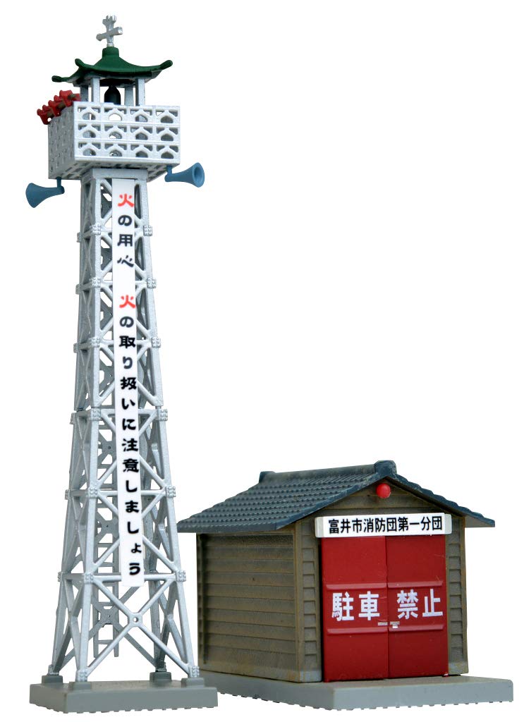 Jyoukei Collection: Scenery Accessories 046-2 Fire Watchtower Fire Department Garage 2