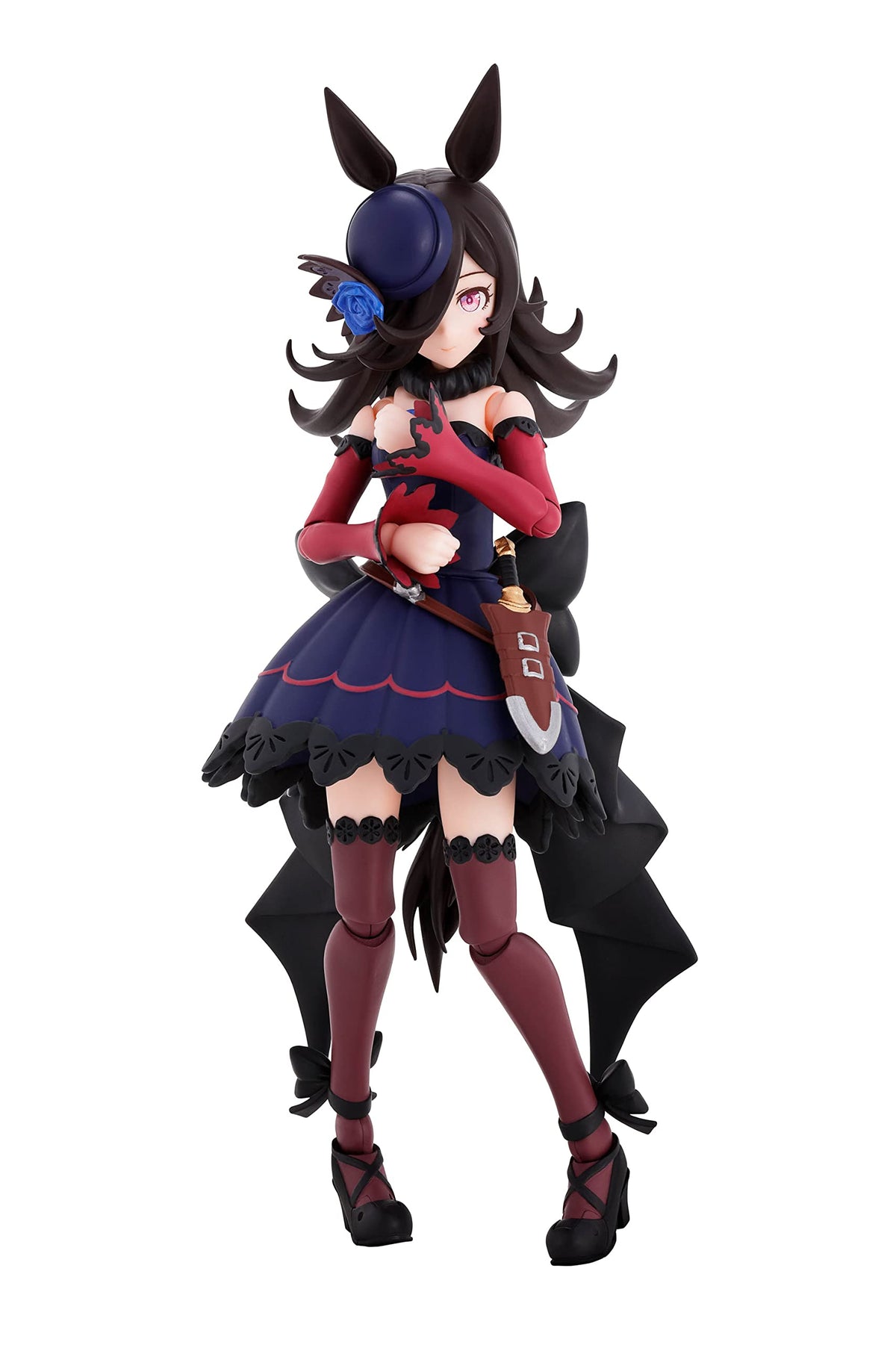 S.H. Figuarts Uma Musume Pretty Derby Rice Shower, Approx. 4.7 inches (120 mm), ABS & PVC Pre-painted Action Figure