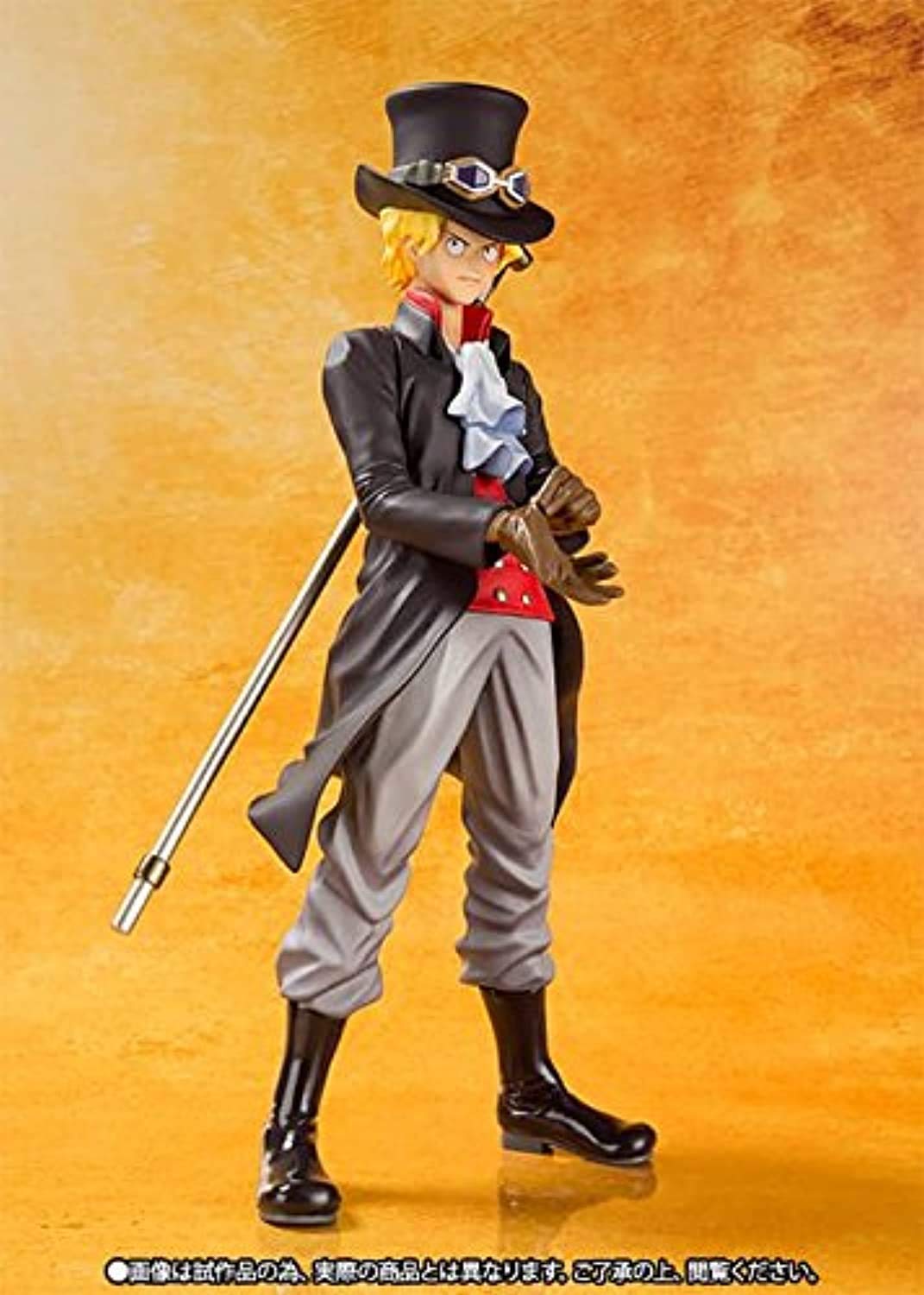Bandai Tamashii Nations Figuarts Zero Gold Version Sabo Action Figure, 15 cm Height