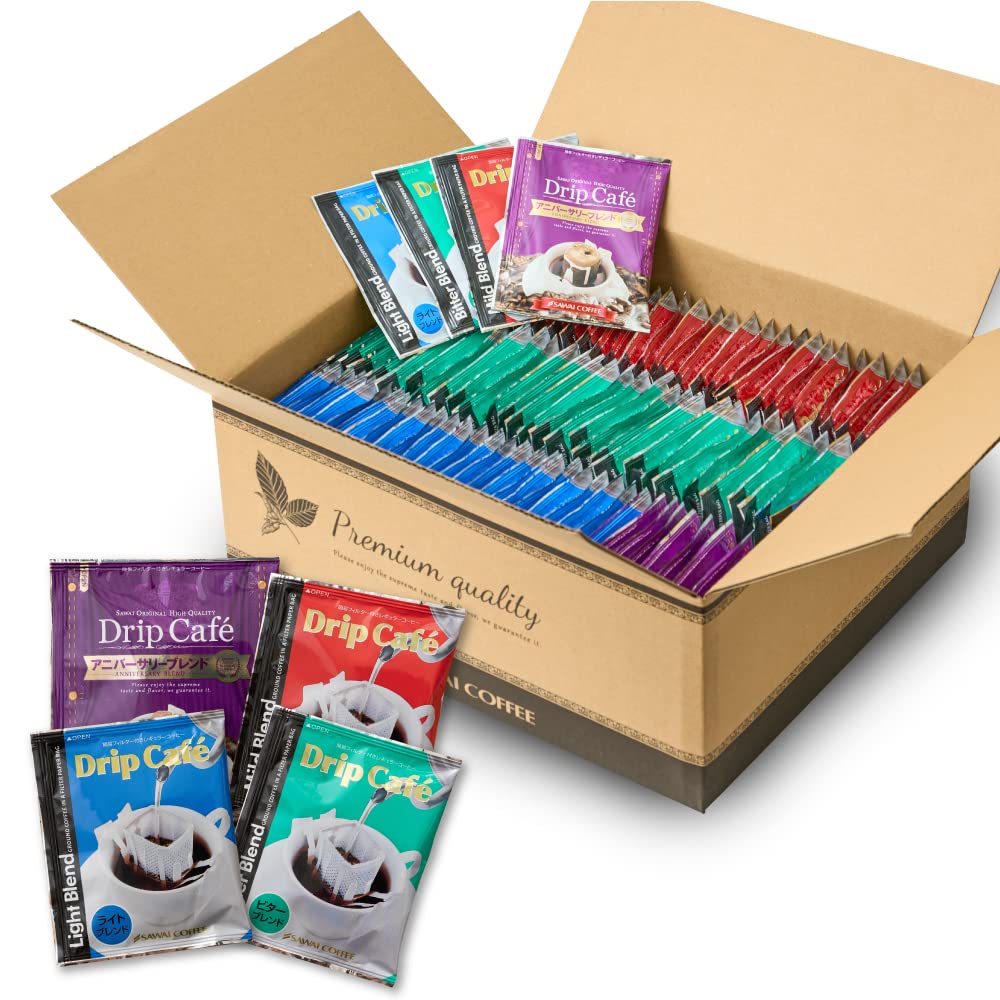SAWAI Coffee Dripping Bag Set 8g x 100 Bags Japan