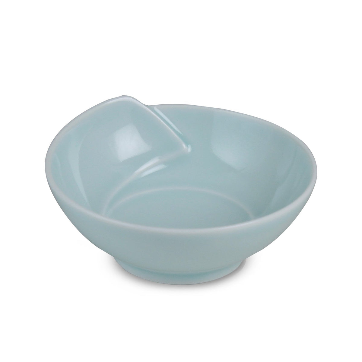 Hakusan Pottery Small Blue and White Glaze, Approx. φ4.5 x 2.0 inches (11.5 x 5 cm), Single Item, Hasami Ware Made in Japan