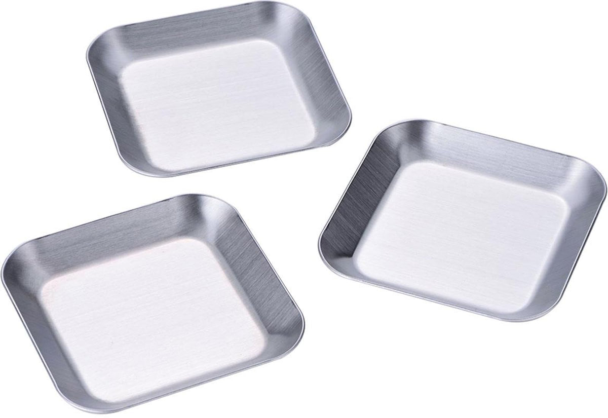 Shimomura 46073 Stainless Steel Storage Tray, Set of 3