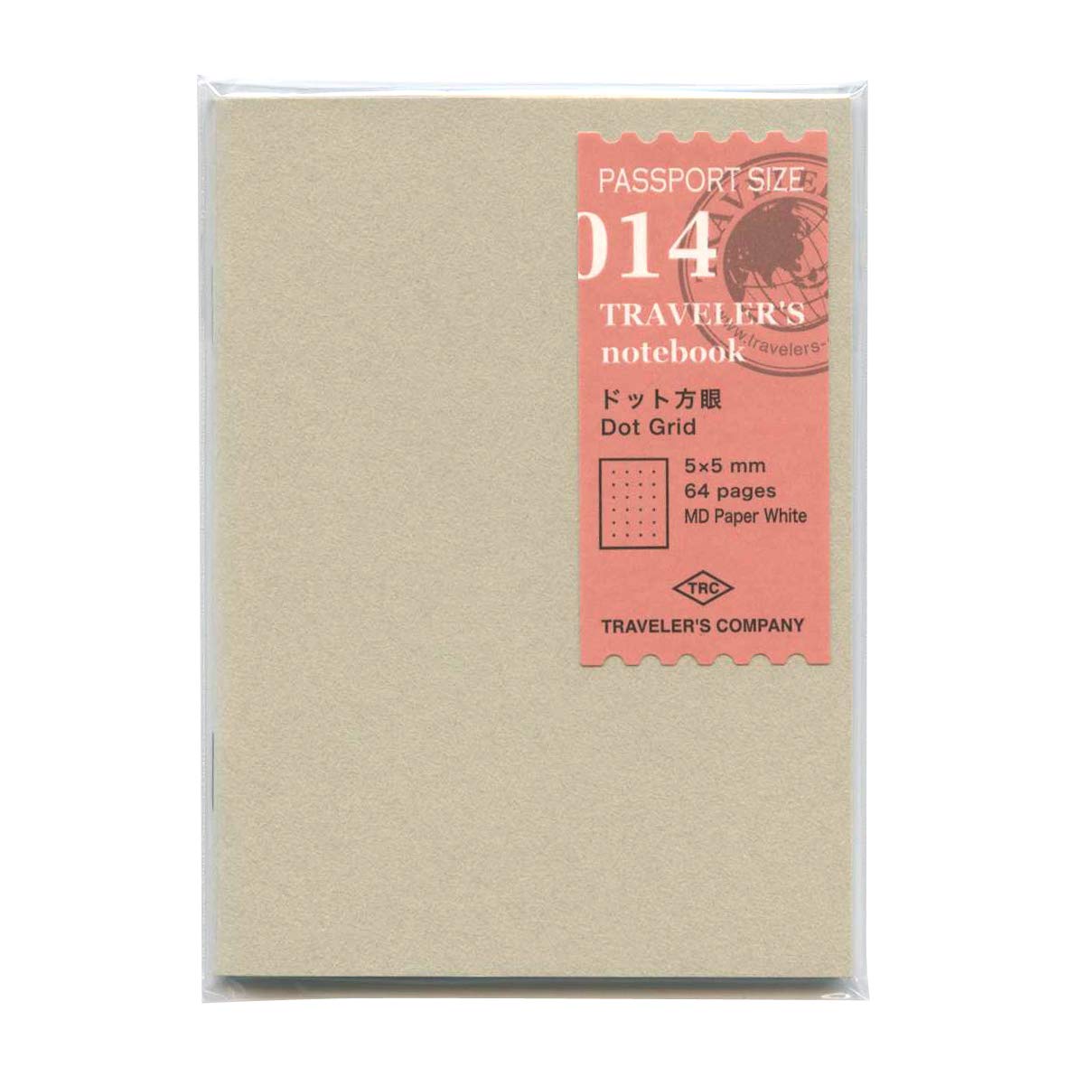 Midori Travelers Note Passport Size Refill - 014 Dot Grid