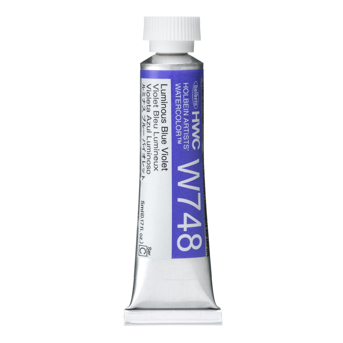 Holbein Artists' Watercolor - Luminous Blue Violet, 5 ml Tube