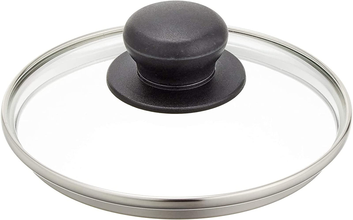 Urushiyama Metal Industries UYG-18 Frying Pan Glass Lid, 7.1 inches (18 cm), No Missing Delicious Timing, Full Physical Strengthening, Tempered Glass Utensils, Frying Pan Cover, Urushiyama Glass Lid