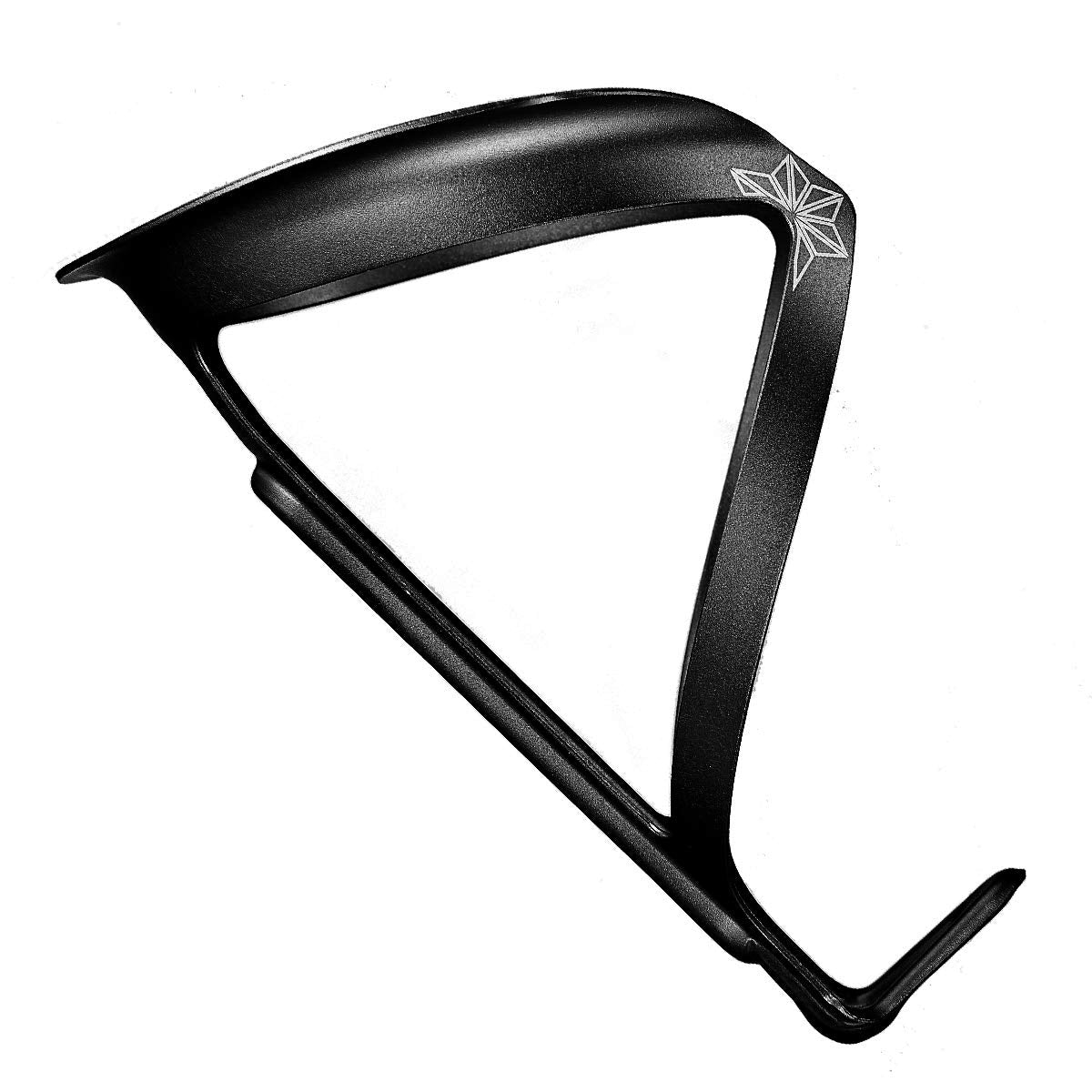 Supacaz Black Fly Cage Ano - Cycling Water Bottle Cage Holder for Road Bike + MTB Mountain Bike